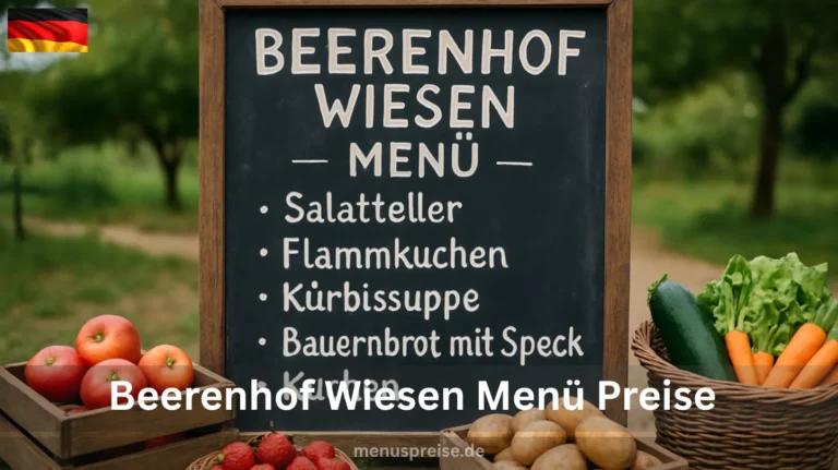 Beerenhof Wiesen Menü Preise