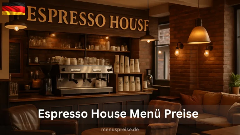Espresso House Menü Preise