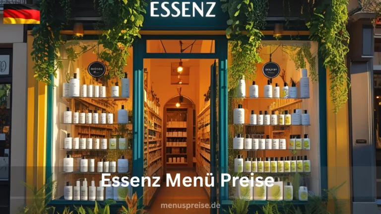Essenz Menü Preise