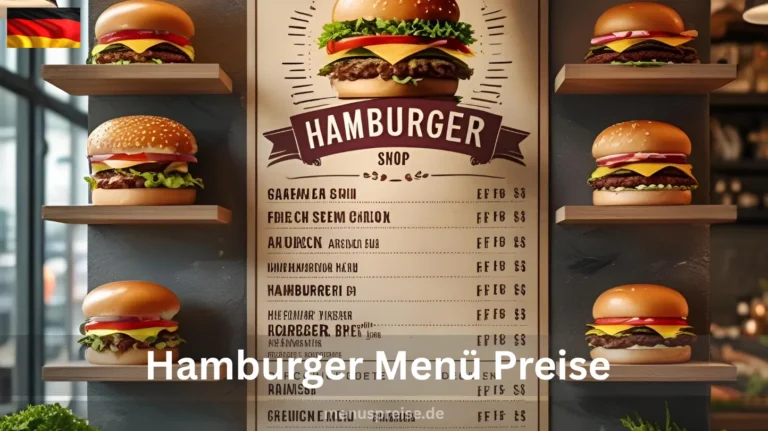 Hamburger Menü Preise