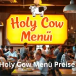 Holy Cow Menü Preise