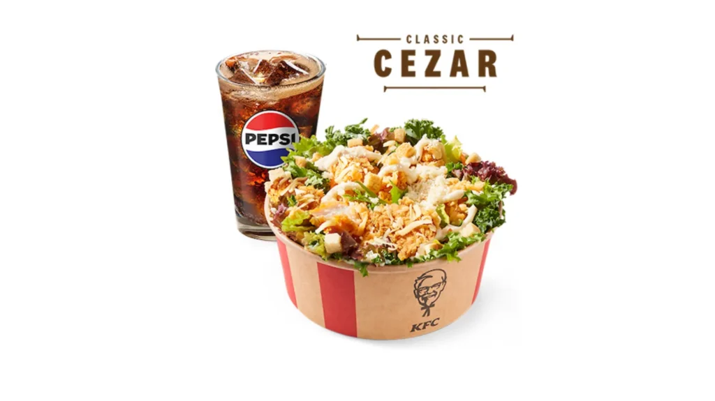 KFC Menü items Wraps & Salate