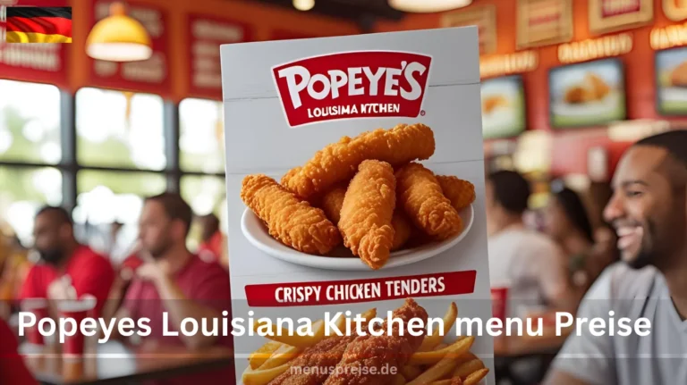 Popeyes Louisiana Kitchen menu Preise