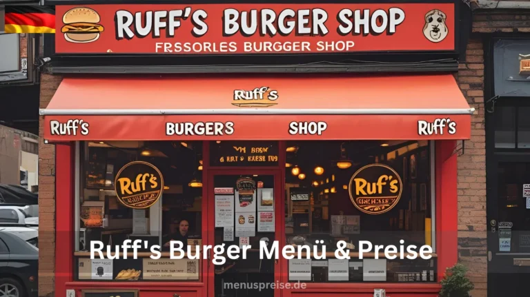 Ruff's Burger Menü & Preise