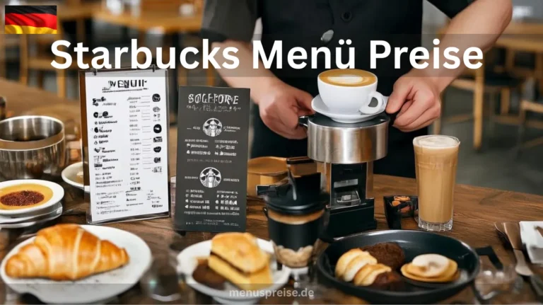 Starbucks Menü Preise