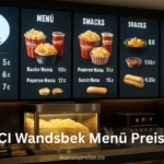 UCI Wandsbek Menü Preise