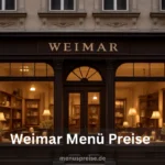 Weimar Menü Preise