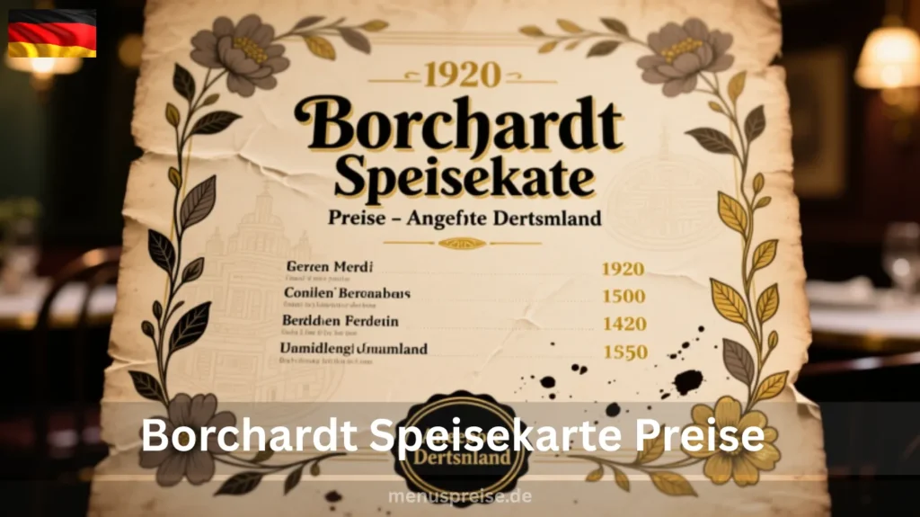 Borchardt Preise deutschland